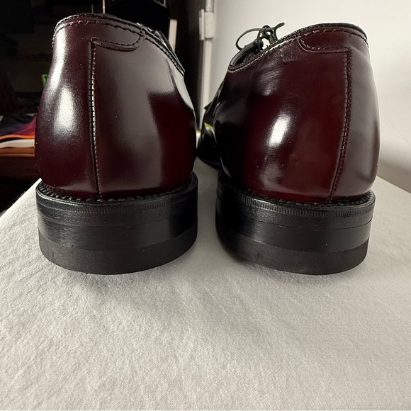 Florsheim Style 30834 Plain Toe Blucher Dress Shoe Dark Burgundy Men’s Size 12D - Picture 14 of 16